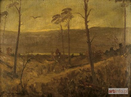 STUBBE Emil | PEJZAŻ Z LISEM, około 1933
