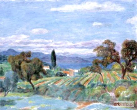 PANKIEWICZ Józef | PEJZAŻ Z SAINT-TROPEZ, 1922