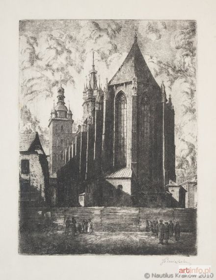 PIENIĄŻEK Józef | Kraków. Kościół Mariacki, 1934