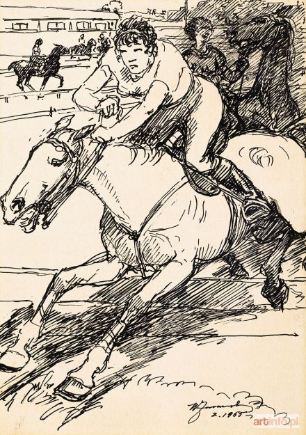 ŻURAWSKI Władysław | Wyścigi konne, 1955 r.
