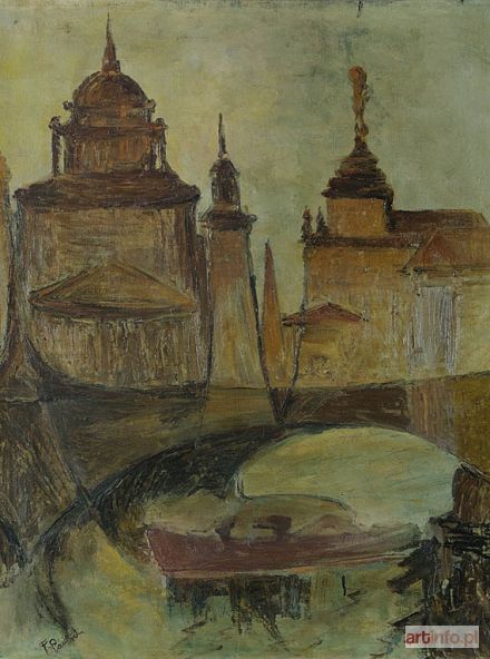 PAUTSCH Fryderyk | PEJZAŻ MIEJSKI, 1947