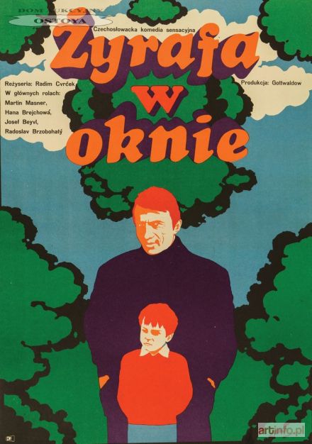 MOSIŃSKI Marek | Plakat do filmu ŻYRAFA W OKNIE, 1969