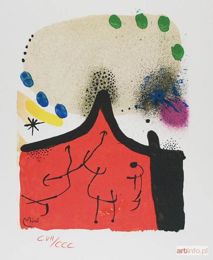 MIRÓ Joan | Kompozycja ( z cyklu Cartons)