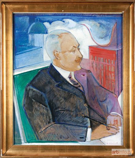 CHWISTEK Leon | Portret Kazimierza Władysława Kumanieckiego, 1927 r.