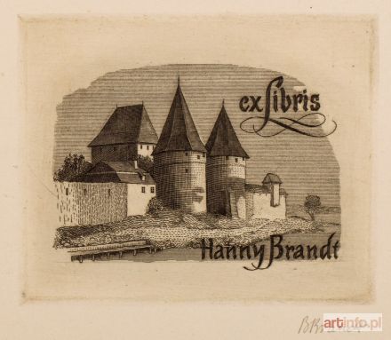 BRANDT Bogusław | MALBORK - EKSLIBRIS HANNY BRANDT