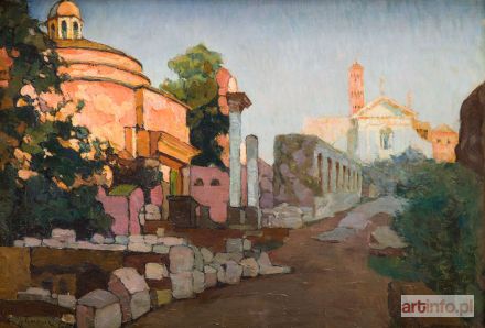 KIRCHNER Józefina | Motyw z Forum Romanum, 1928 r.