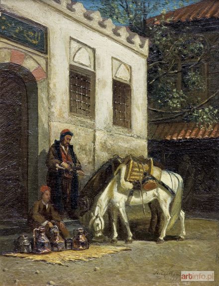 CHLEBOWSKI Stanisław | SCENA ULICZNA NA WSCHODZIE, 1872