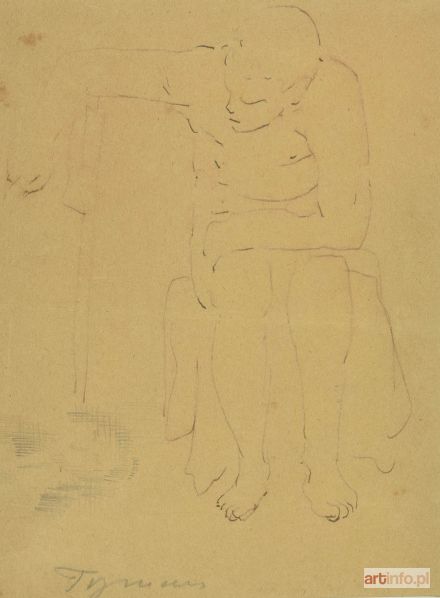 NIESIOŁOWSKI Tymon | Akt siedzący