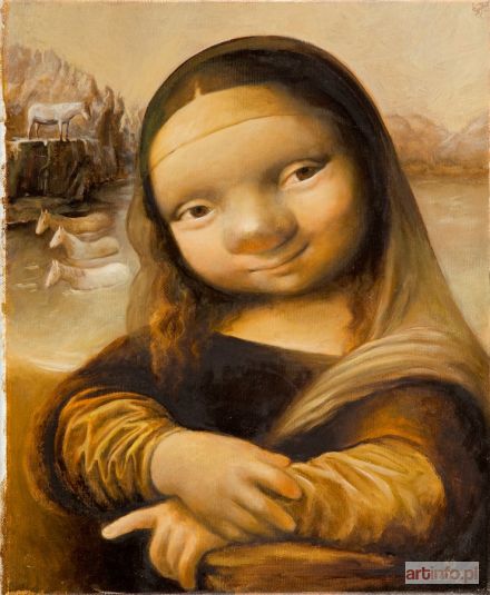 SŁOWIAŃSKA-KUCZ Katarzyna | Mona Lisa z paluszkiem, 2012 r.