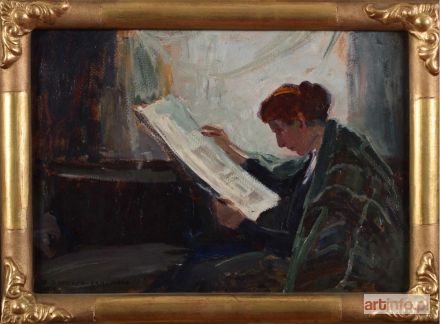 RYCHTER-JANOWSKA Bronisława | Na letnisku w Zwardoniu, 1917