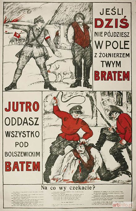 WAŚKOWSKI Tadeusz | Plakat propagandowy, 1920