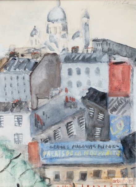 HALICKA Alicja | Widok na Montmartre