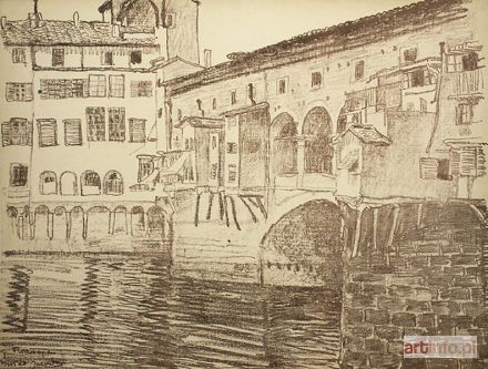 JAROCKI Władysław | Florencja. Ponte Vecchio, 1912