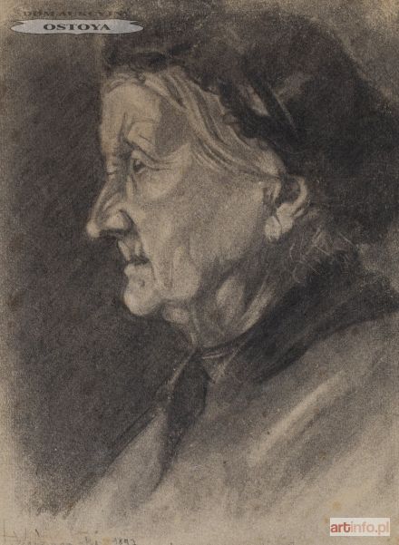 WODZINOWSKI Wincenty | PORTRET KOBIETY, 1897