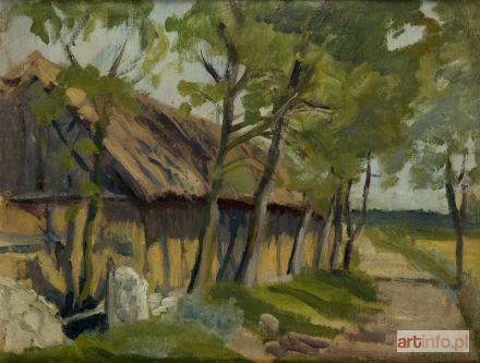 RUDZKA-CYBISOWA Hanna | Chaty w Ostrówkach, 1918 r.