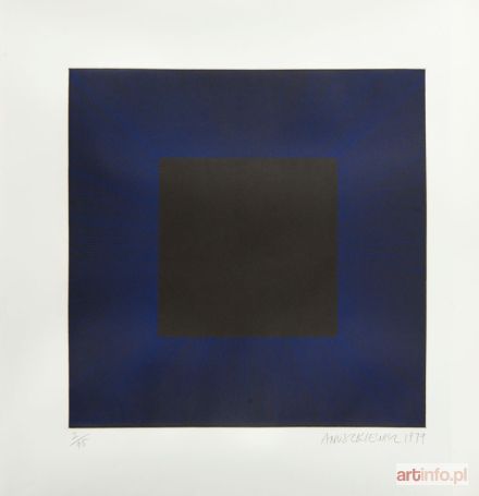 ANUSZKIEWICZ Richard | Midnight Suite (Black with Blue), 1979 r.