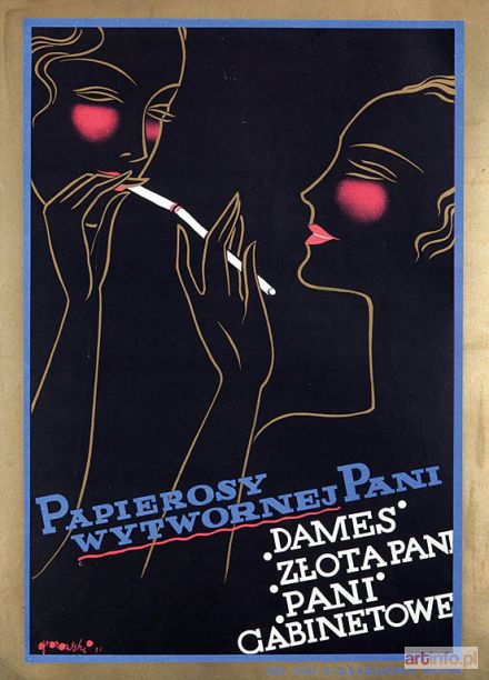 GRONOWSKI Tadeusz | PAPIEROSY WYTWORNEJ PANI, 1931 R.