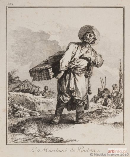 PRINCE Jean-Baptiste le | Le Marchand de Pouleta, 1765