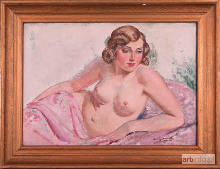 ŻURAWSKI Stanisław | Półakt leżącej