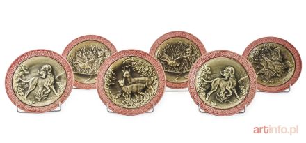 Komplet 6 talerzy, Villeroy & Boch, Niemcy, 2 poł. 20 w.