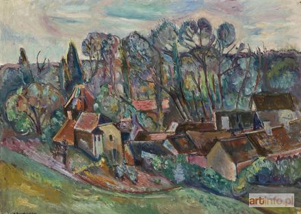 KRÉMEGNE Pinchus | VILLAGE DU PERIGORD, 1930