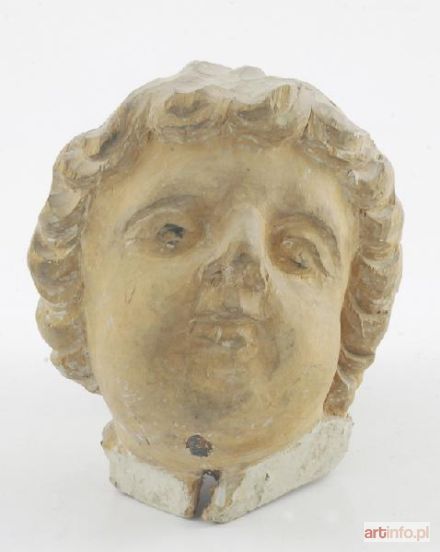 Główka aniołka - rzeźba barokowa