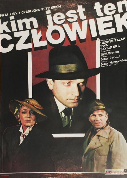 DYBOWSKI Witold | Plakat do filmu Kim jest ten człowiek, 1985