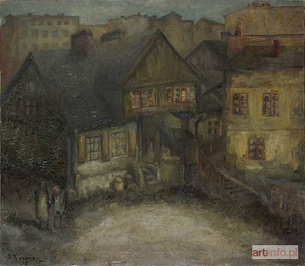 KOWNER Józef | Miejski dom (Schtetl), 1935