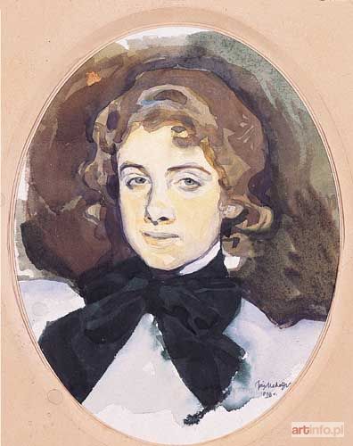 MEHOFFER Józef | Portret Heleny d`Abancourt, 1898