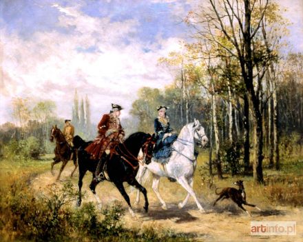 CHEŁMIŃSKI Jan | Przejażdżka, 1879