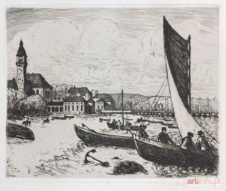 HELLINGRATH Berthold | Plaża w Sopocie, 1923 r.