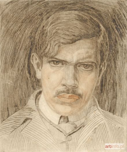 SKOCZYLAS Władysław | AUTOPORTRET MŁODZIEŃCZY, między 1905 a 1910