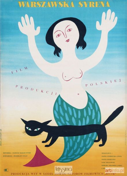 LIPIŃSKI Eryk | Plakat filmowy Warszawska Syrena, 1956