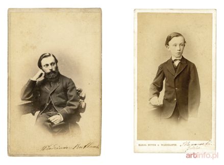 BEYER Karol Adolf | Two carte de visite photographs