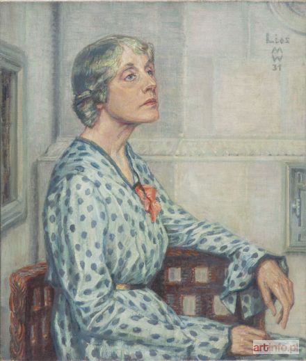 WISLICENUS Max | Portret siostry Elizabeth, 1931 r.