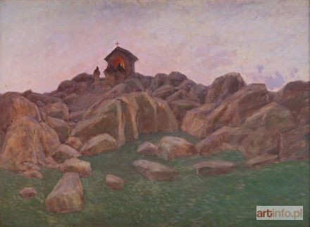 RYCHTER-JANOWSKA Bronisława | Nokturn - Pejzaż z Sycylii (Monte Pellegrino), 1914 r.