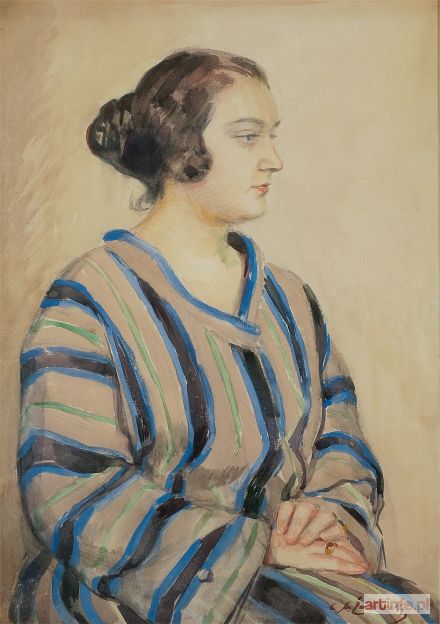 ŻURAWSKI Stanisław | Portret żony artysty, Stanisławy