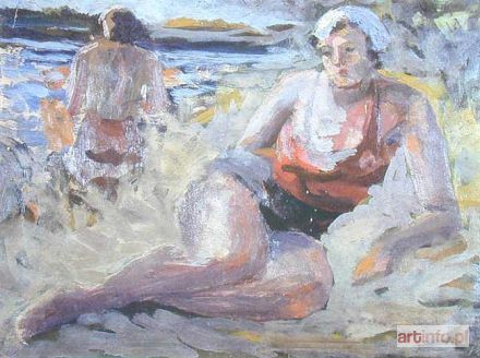 PRONASZKO Zbigniew | NA PLAŻY, ok. 1940-1950