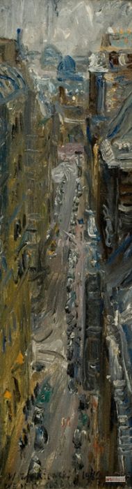 ZAKRZEWSKI Włodzimierz | PARIS. LA RUE DE LA SORBONNE, 1962