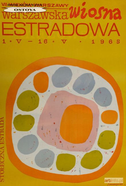 MŁODOŻENIEC Jan | Plakat WARSZAWSKA WIOSNA ESTRADOWA, 1965