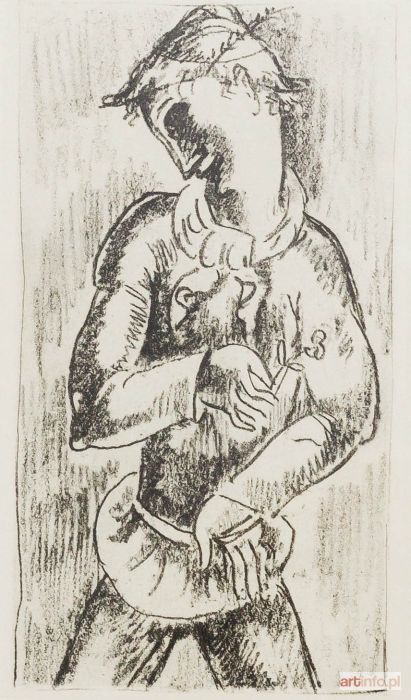 ZAK Eugeniusz | Mężczyzna z kwiatkiem, 1929