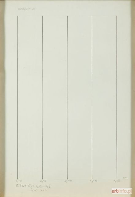 WAŚKO Ryszard | Object E, 1974 r.