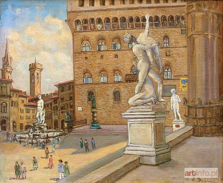 SEDRAC Serge | Florence : Piazza della Signoria (1957)