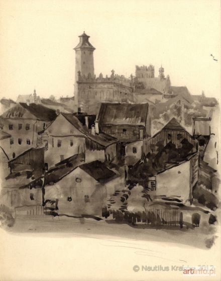 PIENIĄŻEK Józef | Panorama Sandomierza, ok. 1926