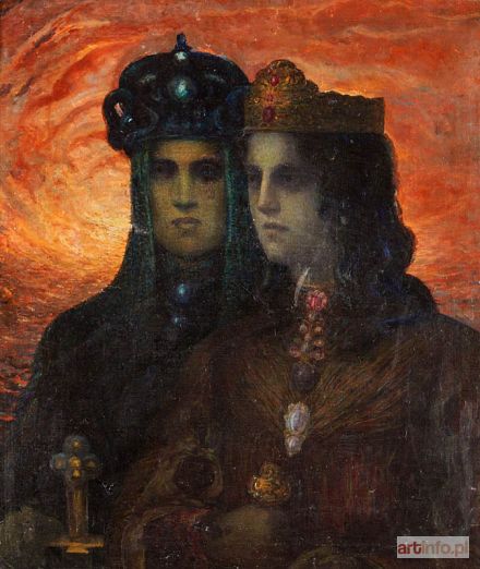 SIEDLECKI Franciszek | NA KRAŃCACH HORYZONTU. JADWIGA I JAGIEŁŁO, 1902