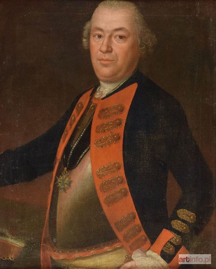 Malarz nieokreślony, niemiecki, XVIII w. | Portret generała Levina Friedricha von Hake - gubernatora Szczecina