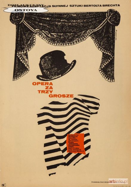 LIPIŃSKI Eryk | Plakat do filmu OPERA ZA TRZY GROSZE, 1968