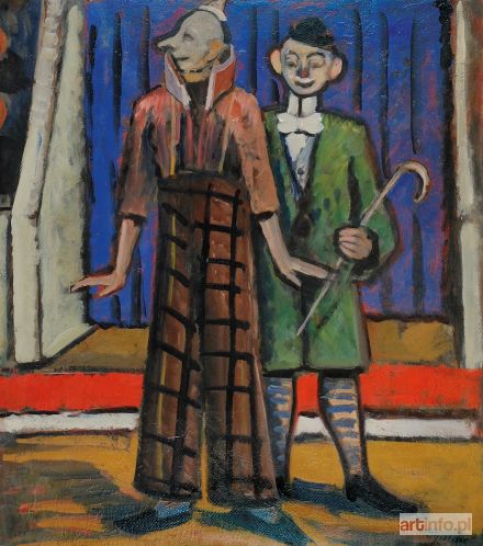 NIESIOŁOWSKI Tymon | Cyrkowcy, ok. 1955