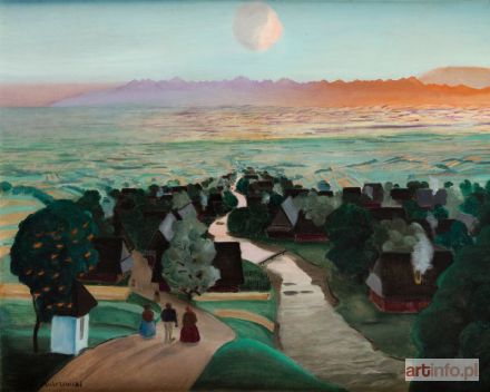 MALCZEWSKI Rafał | Rzeka (Panorama Tatr od Północy), około 1927 r.