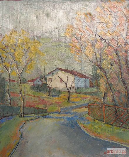 BERLAIS Alexander | Village w Autumn (1962)